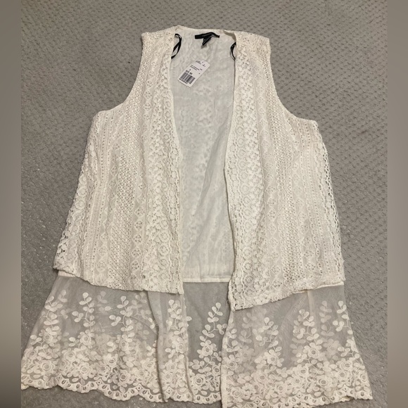 !! NWT !! FOREVER 21 BOHO MODERN DAY HIPPY CHIC VEST size S - Picture 4 of 5